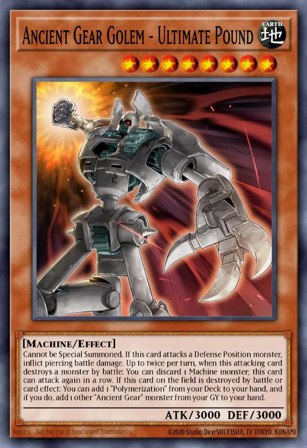 Ancient Gear Golem - Ultimate Pound