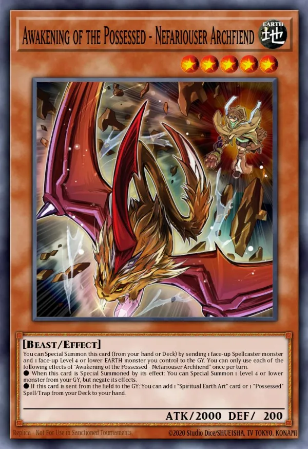 Awakening of the Possessed - Nefariouser Archfiend