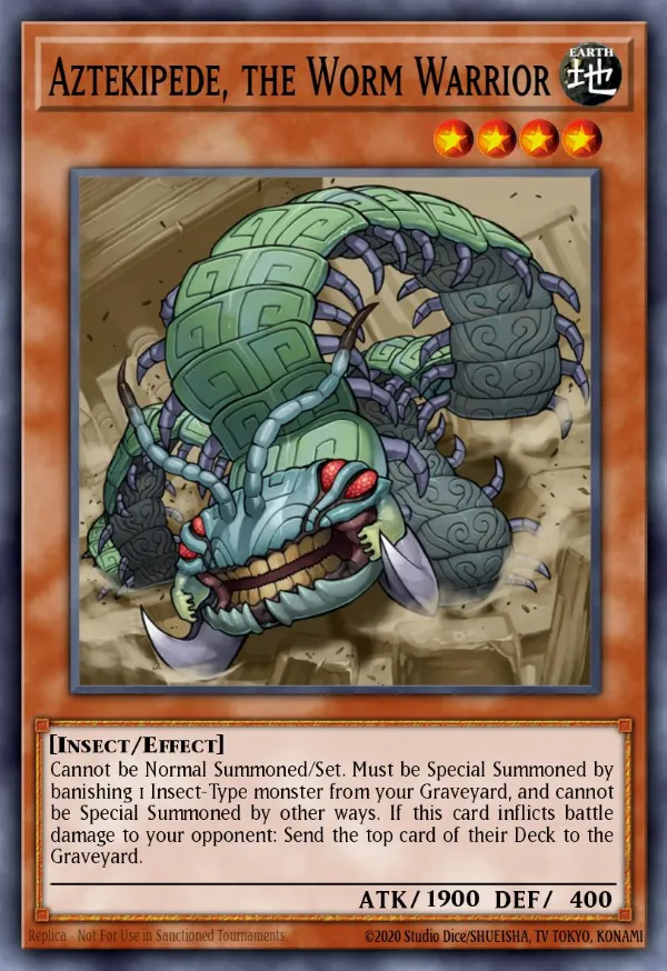 Aztekipede, the Worm Warrior