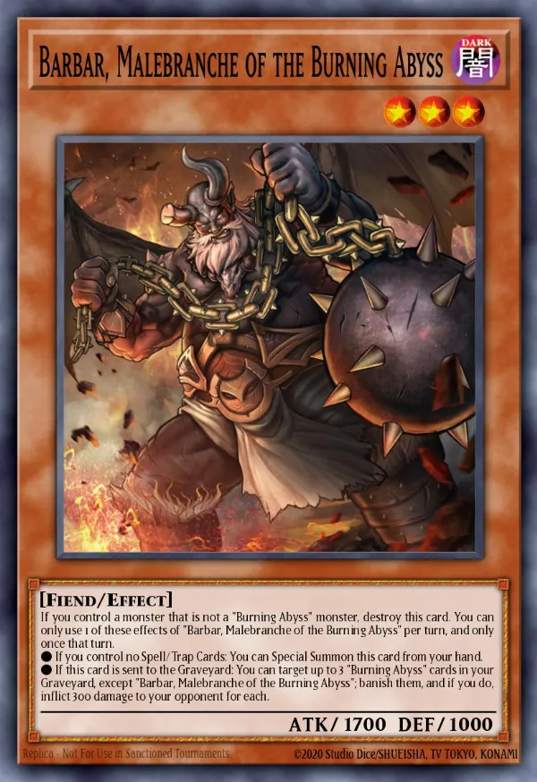 Barbar, Malebranche of the Burning Abyss