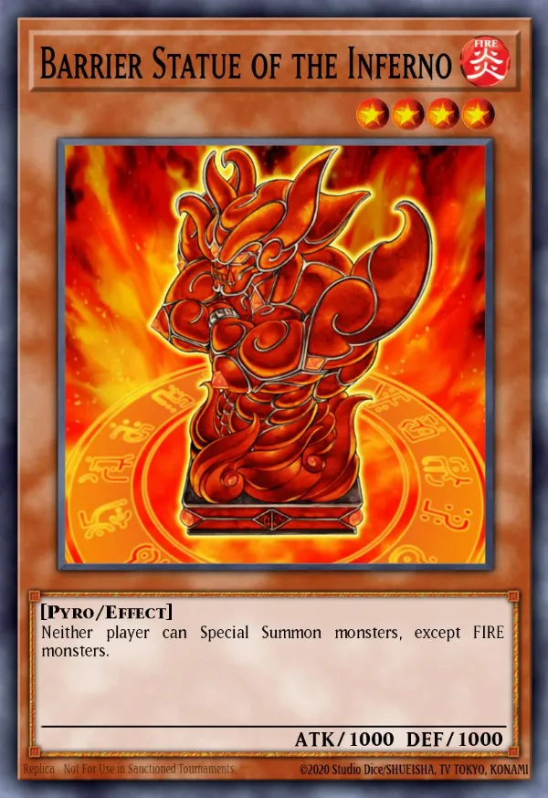 Barrier Statue of the Inferno