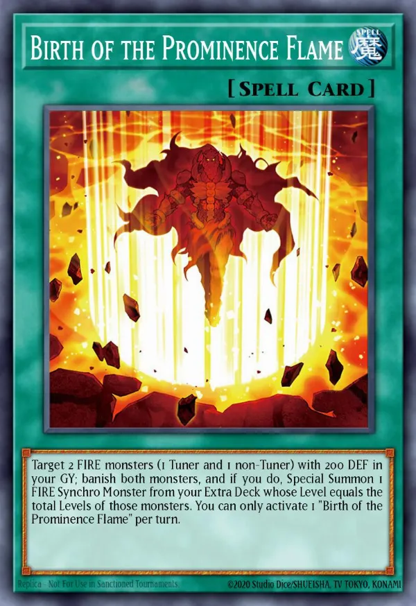 Birth of the Prominence Flame