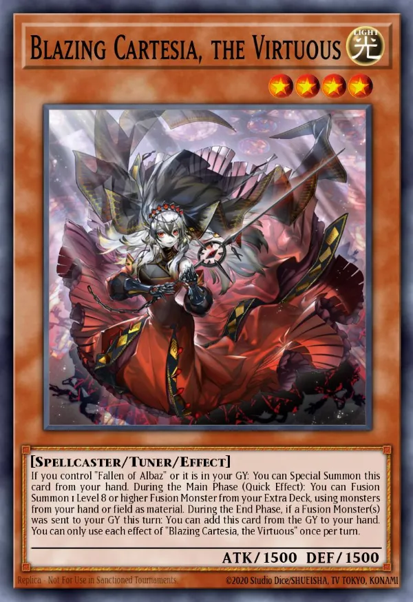 Blazing Cartesia, the Virtuous