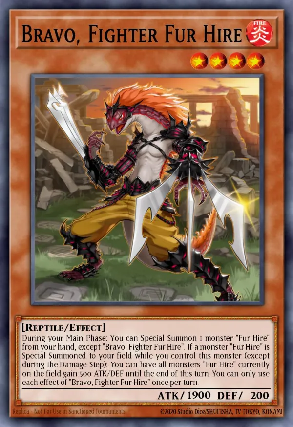 Bravo, Fighter Fur Hire