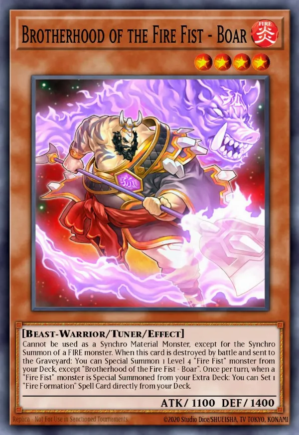 Brotherhood of the Fire Fist - Boar