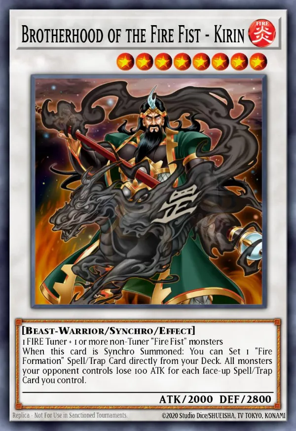 Brotherhood of the Fire Fist - Kirin