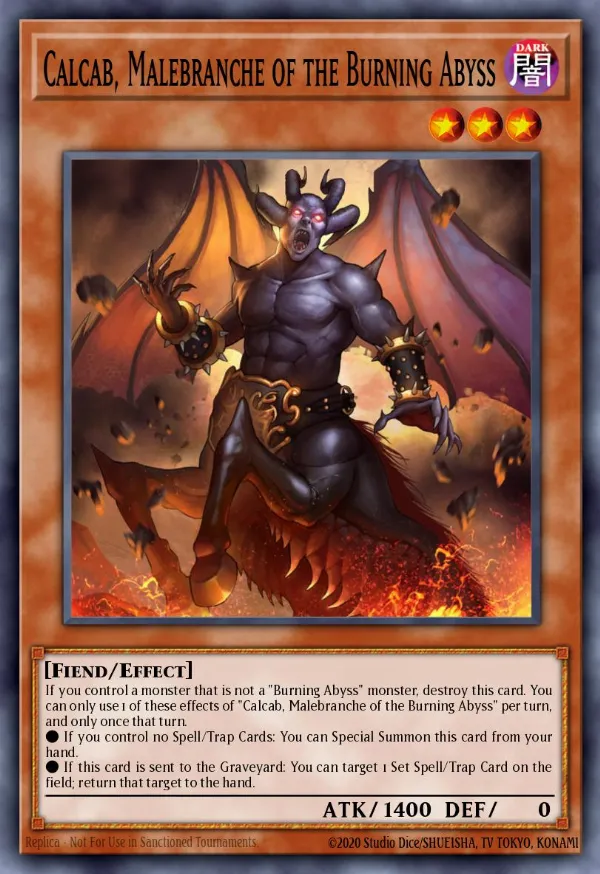 Calcab, Malebranche of the Burning Abyss