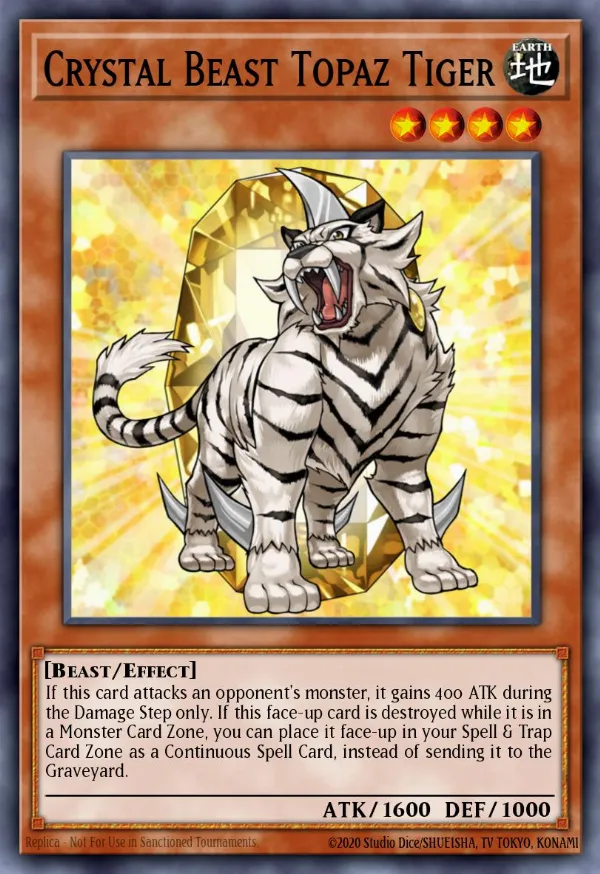Crystal Beast Topaz Tiger