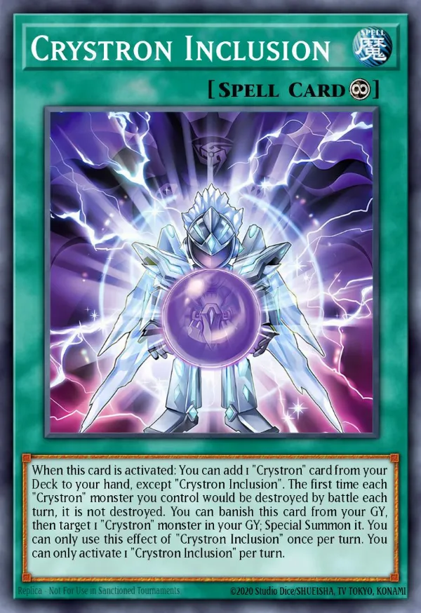 Crystron Inclusion