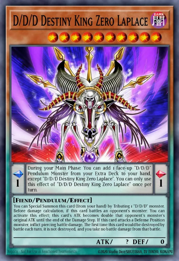 D/D/D Destiny King Zero Laplace
