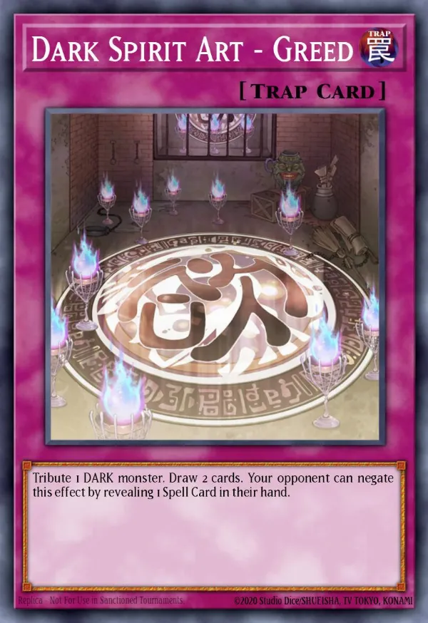 Dark Spirit Art - Greed