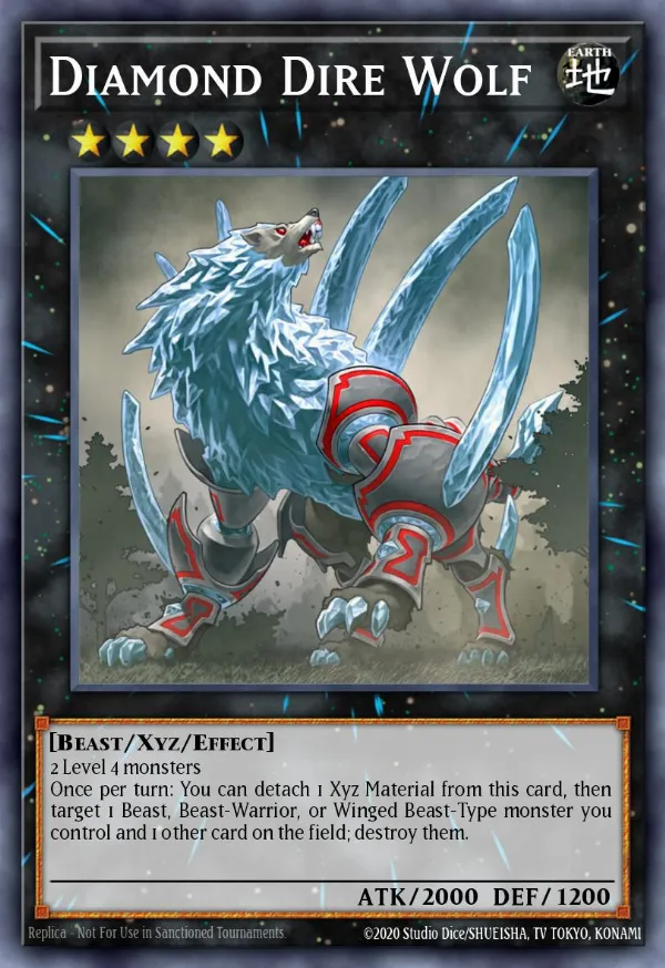 Diamond Dire Wolf