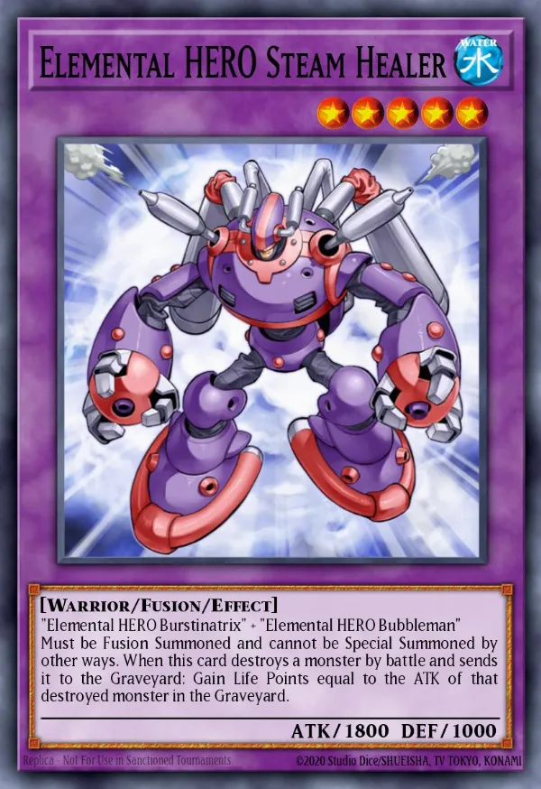 Elemental HERO Steam Healer