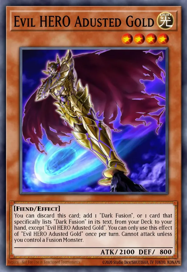 Evil HERO Adusted Gold
