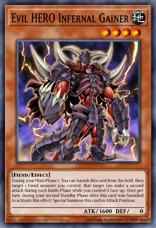 Evil HERO Infernal Gainer