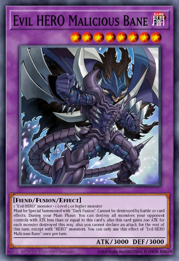 Evil HERO Malicious Bane