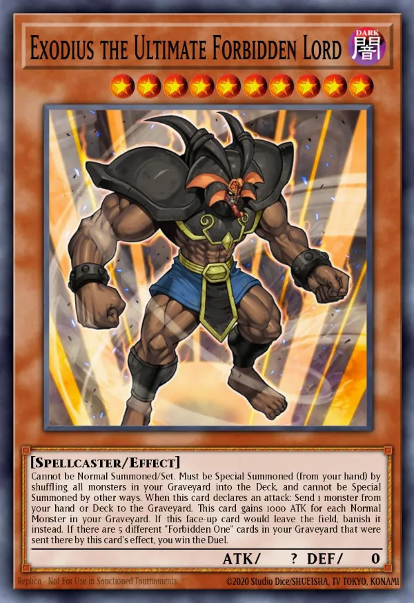 Exodius the Ultimate Forbidden Lord