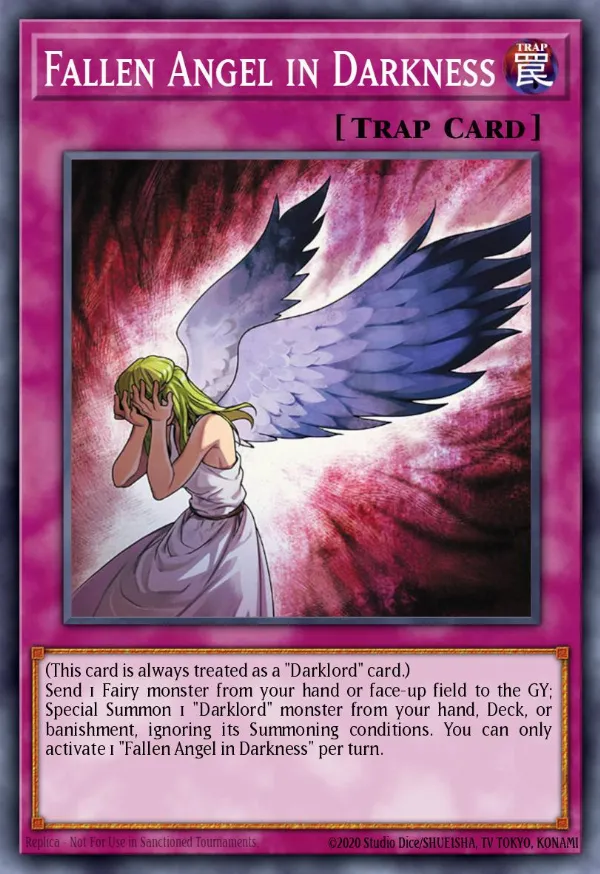Fallen Angel in Darkness
