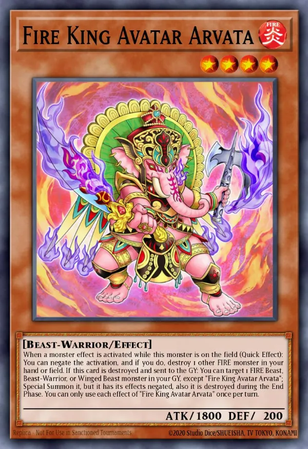 Fire King Avatar Arvata