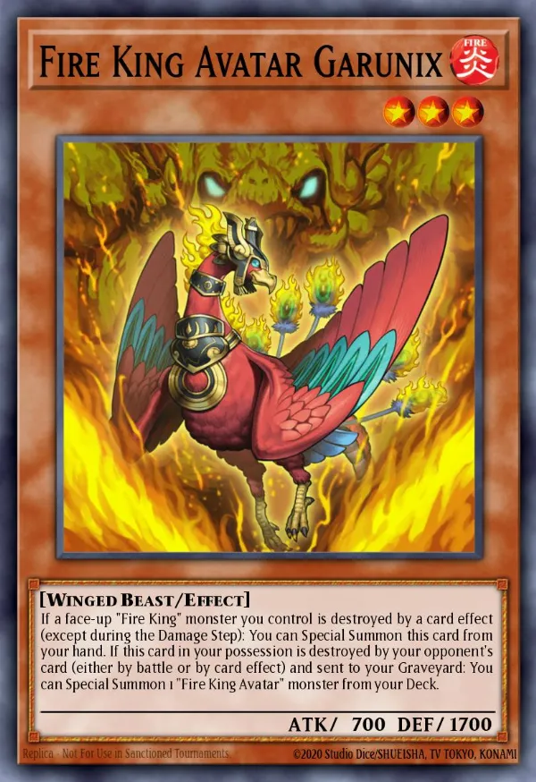 Fire King Avatar Garunix