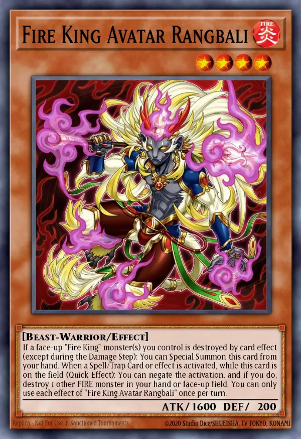 Fire King Avatar Rangbali