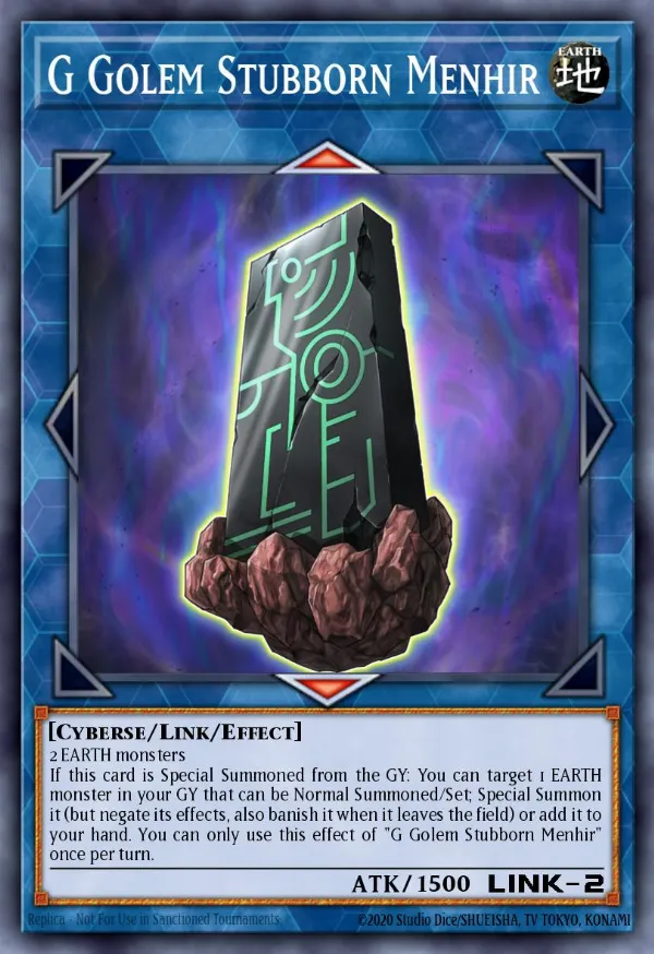 G Golem Stubborn Menhir