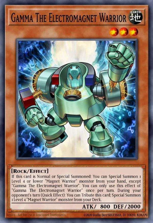 Gamma The Electromagnet Warrior