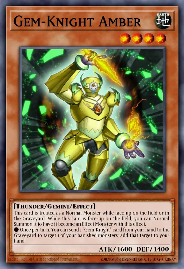 Gem-Knight Amber
