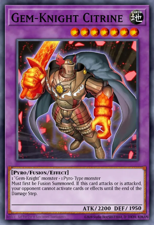 Gem-Knight Citrine