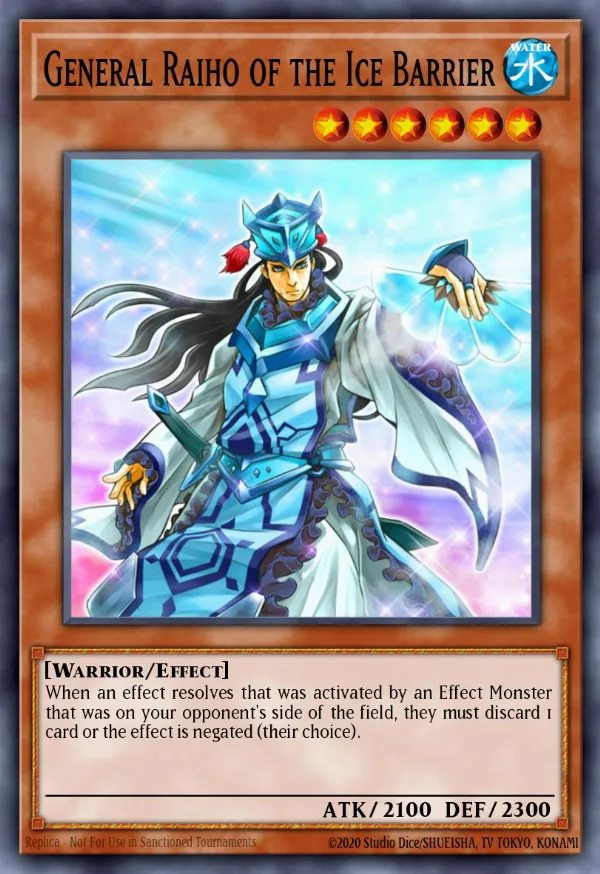General Raiho of the Ice Barrier