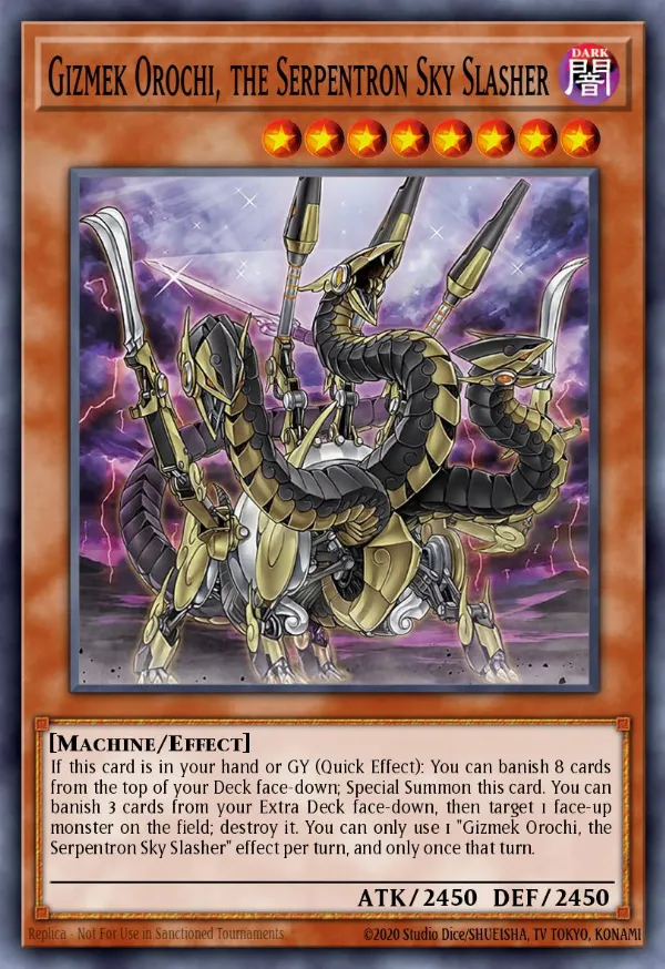 Gizmek Orochi, the Serpentron Sky Slasher