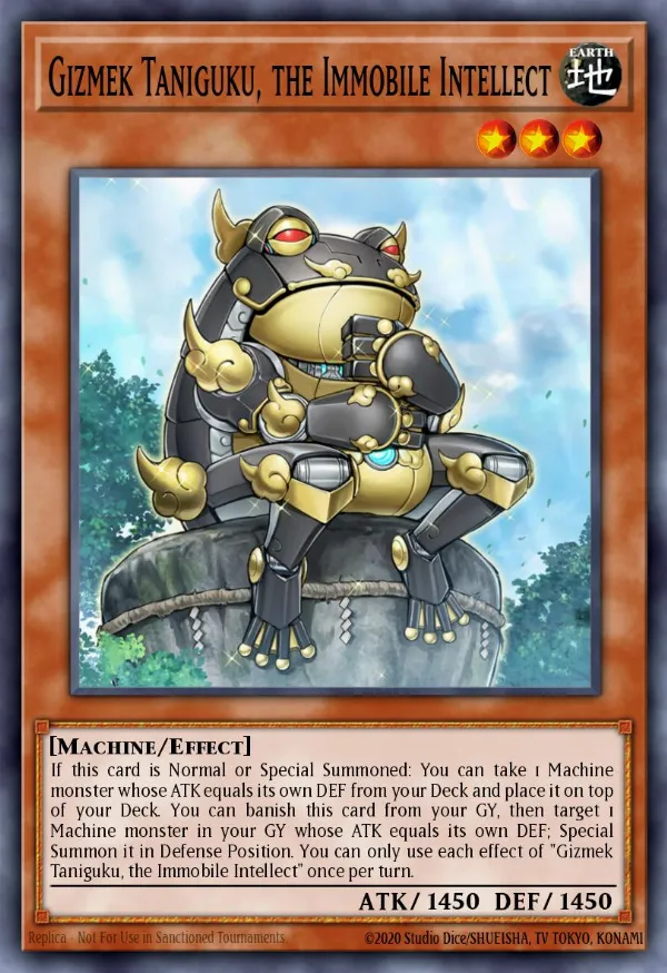 Gizmek Taniguku, the Immobile Intellect