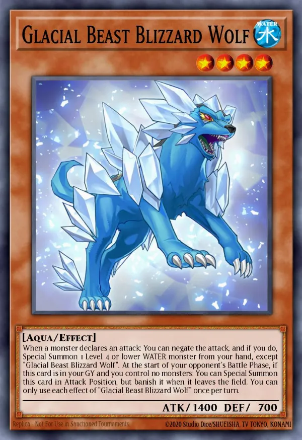 Glacial Beast Blizzard Wolf