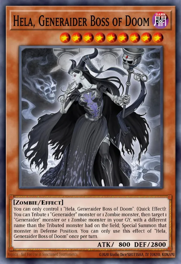 Hela, Generaider Boss of Doom
