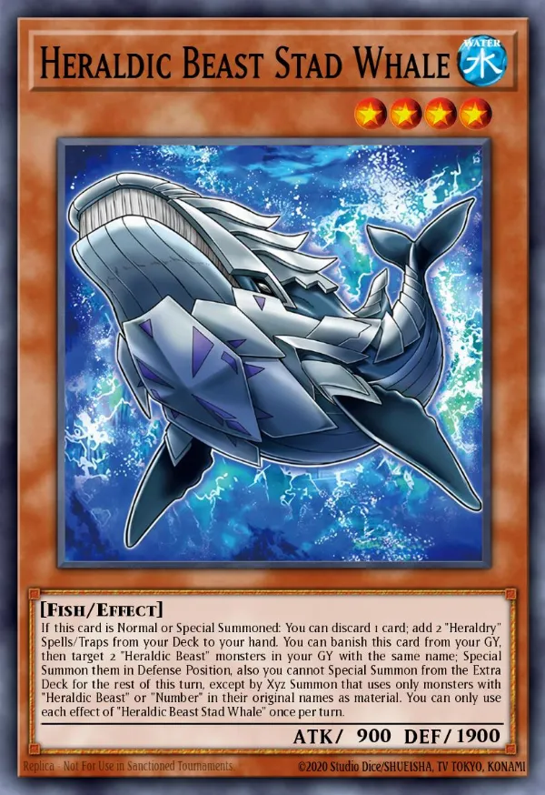 Heraldic Beast Stad Whale