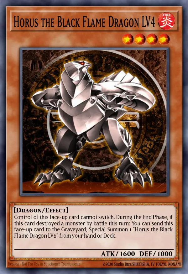 Horus the Black Flame Dragon LV4