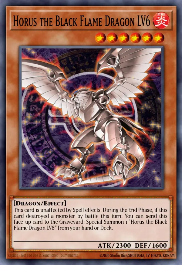 Horus the Black Flame Dragon LV6