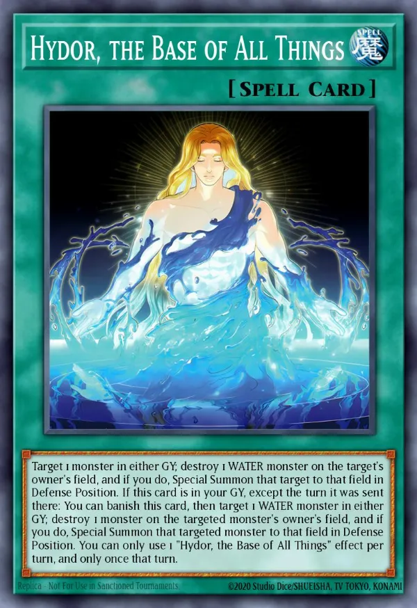 Hydor, the Base of All Things
