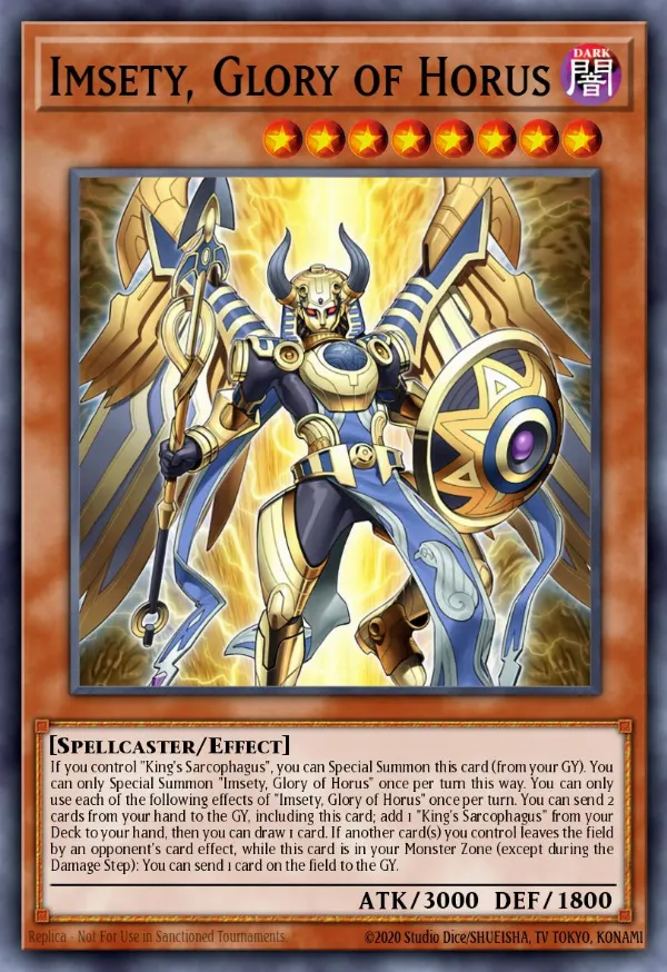 Imsety, Glory of Horus