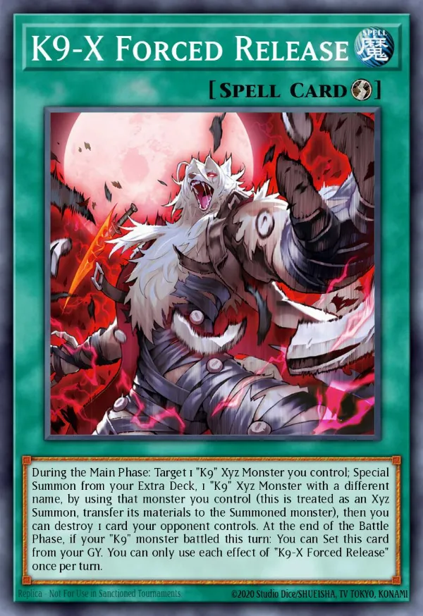 K9-X Forced Release