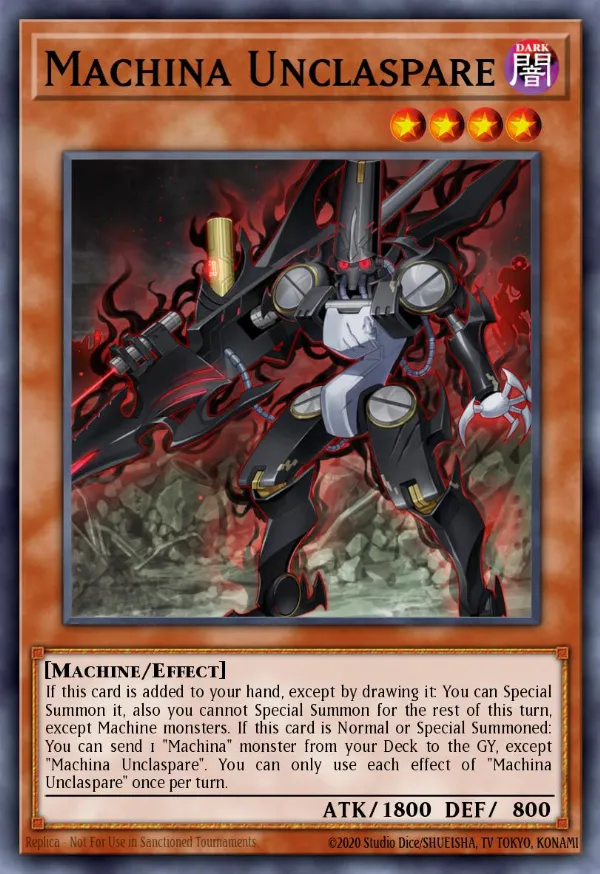 Machina Unclaspare