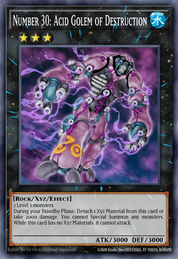 Number 30: Acid Golem of Destruction
