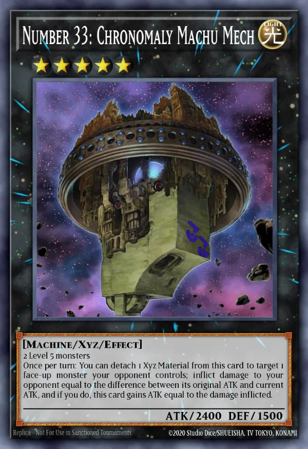 Number 33: Chronomaly Machu Mech