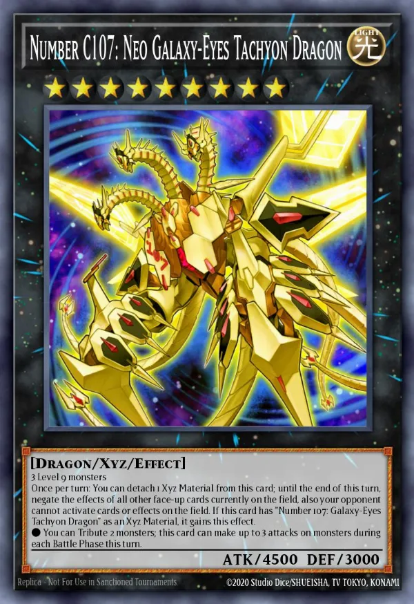 Number C107: Neo Galaxy-Eyes Tachyon Dragon