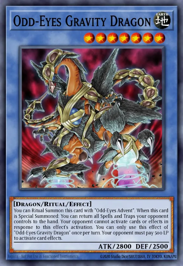 Odd-Eyes Gravity Dragon