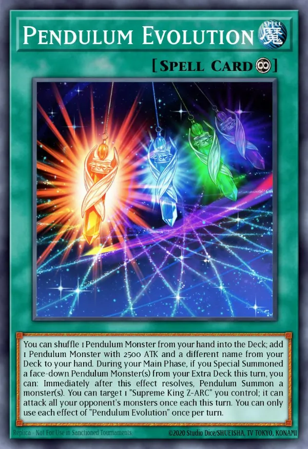 Pendulum Evolution
