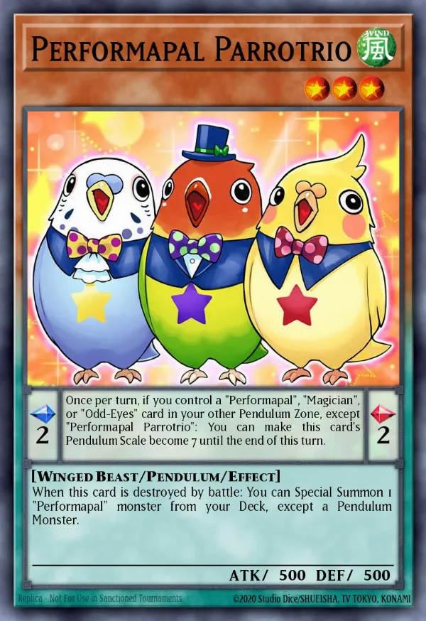 Performapal Parrotrio