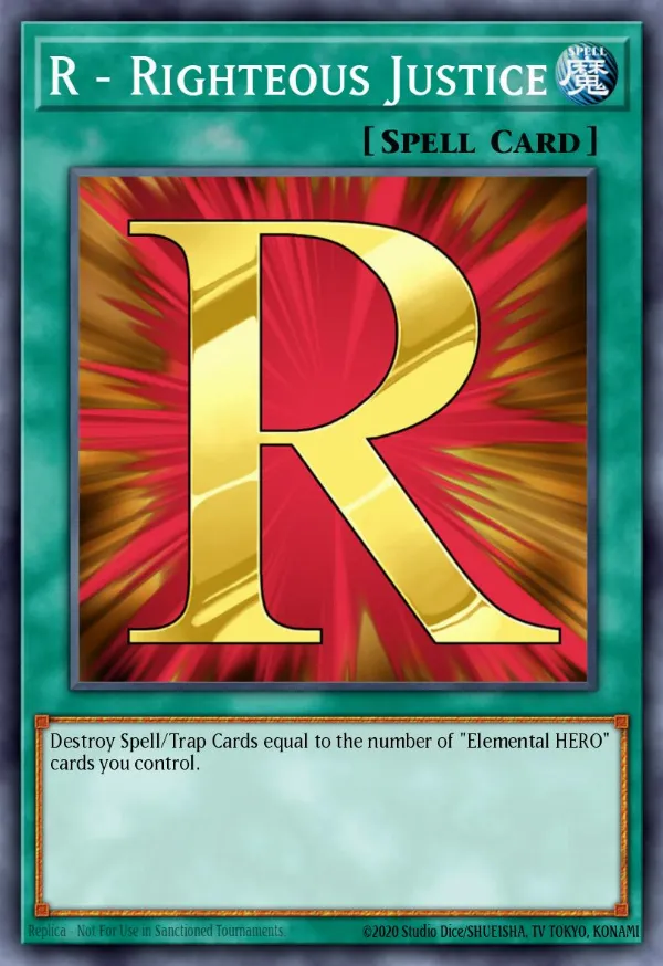 R - Righteous Justice