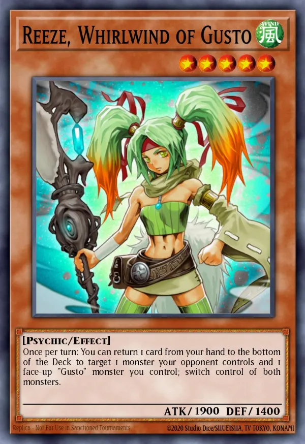 Reeze, Whirlwind of Gusto
