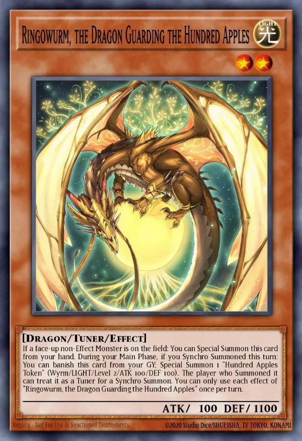 Ringowurm, the Dragon Guarding the Hundred Apples